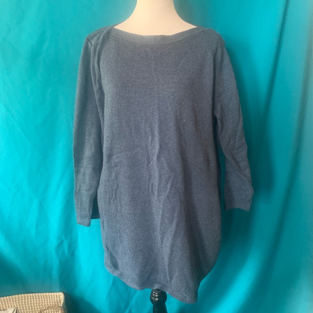 ❤️ Karen Scott Women’s Cornflower Blue Sweater 2X